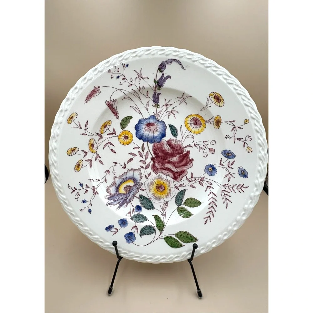 Vernon Kilns, Vintage Serving Platter, MayFlower Design, CA USA 1940-1953‎